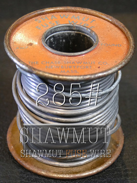 【285#】SHAWMUT FUSE WIRE ハンダ🌟フィルムのような映像美 8cm = 800円の画像