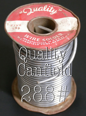 【288#】Quality MANUFACTURED IN U.S.A. BY  M.C. CANFIELD  SONS.　4cmの画像