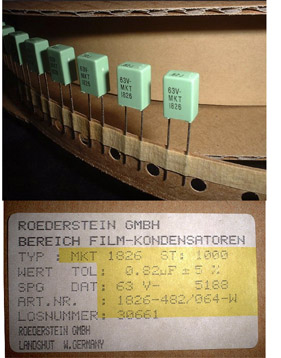 【56# 】 ERO 1826(63V) 0.82uF〔10個〕の画像