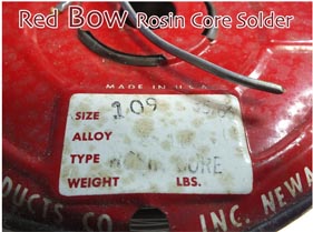 【90#】 RED BOW ROSIN CORE（33cm）の画像