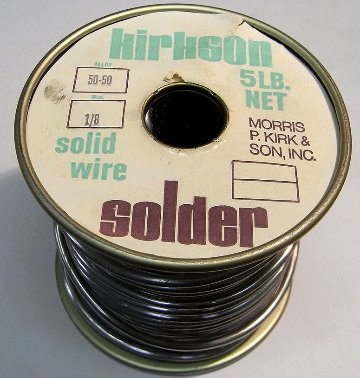 【118#】KIRKSON Solid Wire SOLDER【激レア】ハンダ　25cm　　500円画像