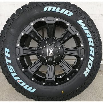 D5 RAV4 エクストレイル クロスロード タイヤホイールセット 16インチ DeathRock デスロック モンスタ マッドウォーリア 215/70R16 ホワイトレターの画像