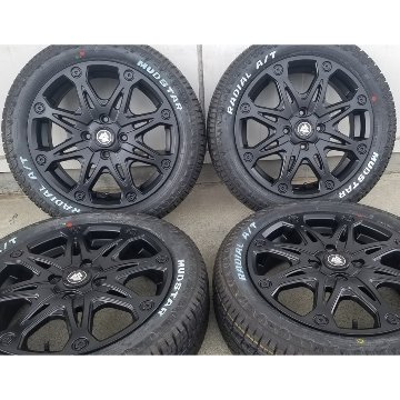 ハスラー タフト ウェイク エブリィ アトレーワゴン ハイゼット 15インチ マッドスター ラジアル AT 165/60R15 ホワイトレターの画像