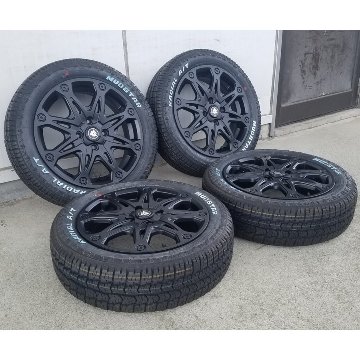 ハスラー タフト ウェイク エブリィ アトレーワゴン ハイゼット 15インチ マッドスター ラジアル AT 165/60R15 ホワイトレターの画像