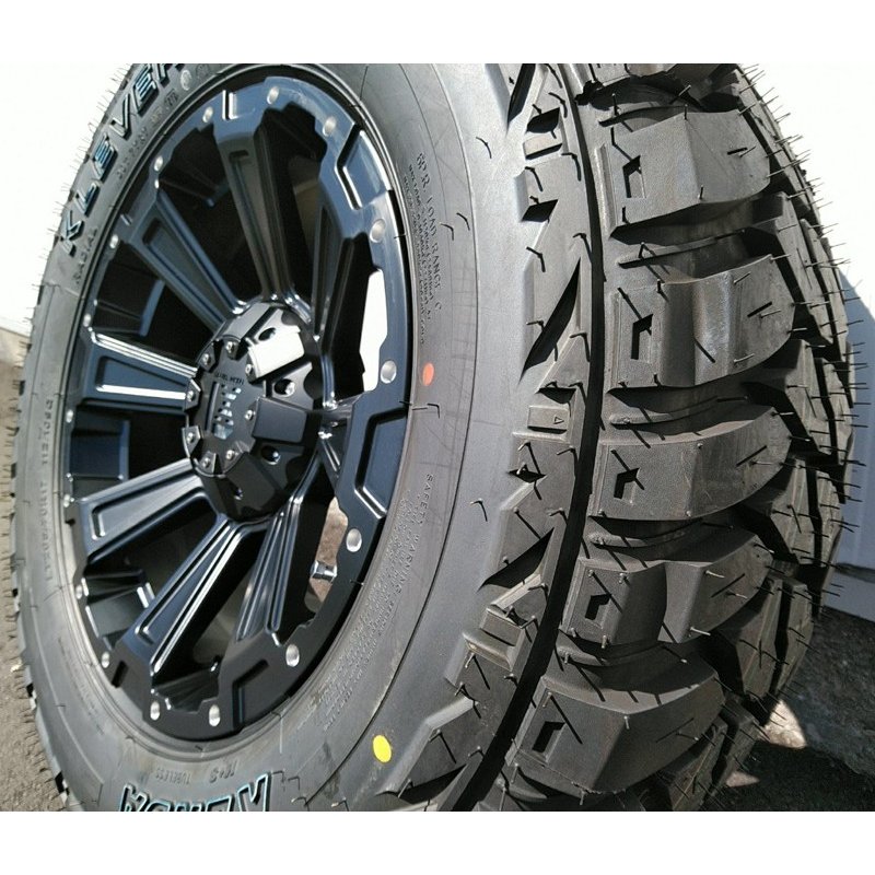 プラド ハイラックス FJ H3 タイヤホイールセット 17インチ DeathRock KENDA KR29 265/70R17の画像