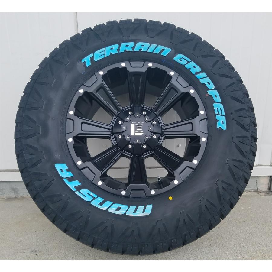 プラド ハイラックス FJ H3 タイヤホイールセット 17インチ DeathRock MONSTA テレングリッパー 265/65R17 265/70R17 285/70R17の画像