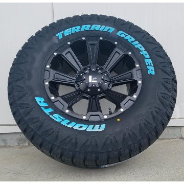 プラド ハイラックス FJ H3 タイヤホイールセット 17インチ DeathRock MONSTA テレングリッパー 265/65R17 265/70R17 285/70R17の画像