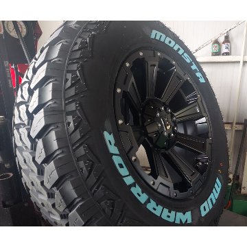 プラド ハイラックス FJ H3 タイヤホイールセット 17インチ DeathRock MONSTA マッドテレン 265/65R17 265/70R17の画像