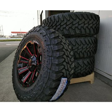 プラド ハイラックス FJ H3 タイヤホイールセット 17インチ DeathRock TOYO OPENCOUNTYR MT 265/65RR17 265/70R17 の画像