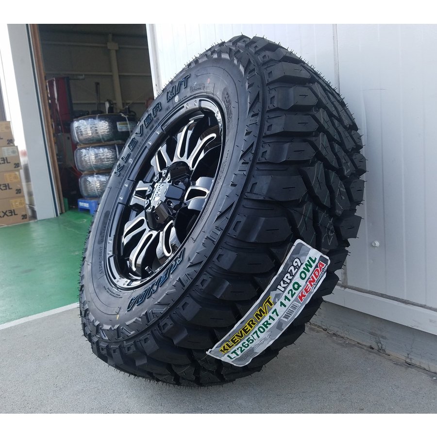 プラド ハイラックス FJ H3 タイヤホイールセット 17インチ Balano KENDA KR29 265/70R17の画像