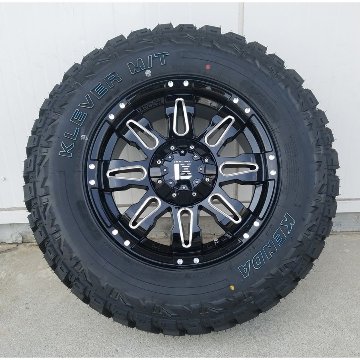 プラド ハイラックス FJ H3 タイヤホイールセット 17インチ Balano KENDA KR29 265/70R17の画像