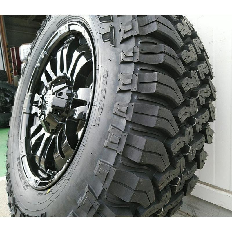 プラド ハイラックス FJ H3 タイヤホイールセット 17インチ Balano FALKEN Wildpieak MT01 265/70R17 285/70R17の画像