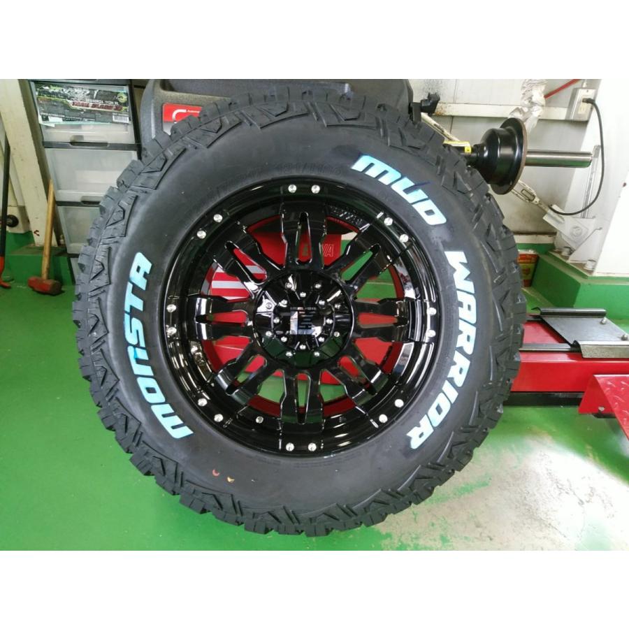 プラド ハイラックス FJ H3 タイヤホイールセット 17インチ Balano MONSTA マッドテレン 265/65R17 265/70R17の画像