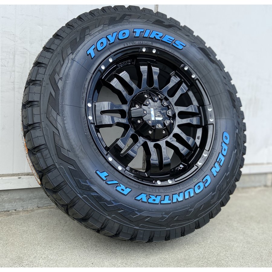 プラド ハイラックス FJ H3 タイヤホイールセット 17インチ Balano TOYO OPENCOUNTYR RT 265/65RR17 265/70R17 285/70R17の画像