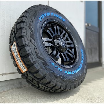 プラド ハイラックス FJ H3 タイヤホイールセット 17インチ Balano TOYO OPENCOUNTYR RT 265/65RR17 265/70R17 285/70R17の画像