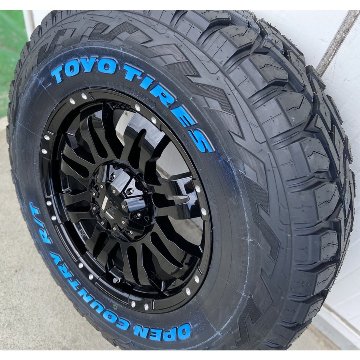 プラド ハイラックス FJ H3 タイヤホイールセット 17インチ Balano TOYO OPENCOUNTYR RT 265/65RR17 265/70R17 285/70R17の画像