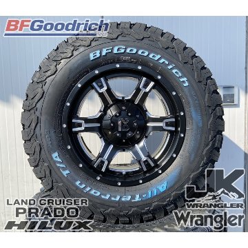 プラド ハイラックス FJ H3 タイヤホイールセット 17インチ OutLaw BF Goodrich KO2 265/65RR17 265/70R17 285/70R17の画像