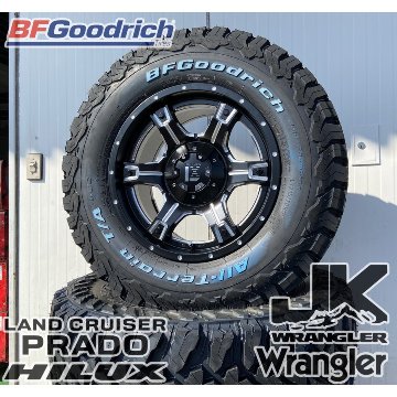 プラド ハイラックス FJ H3 タイヤホイールセット 17インチ OutLaw BF Goodrich KO2 265/65RR17 265/70R17 285/70R17の画像