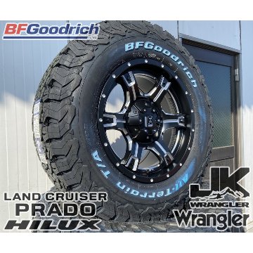 プラド ハイラックス FJ H3 タイヤホイールセット 17インチ OutLaw BF Goodrich KO2 265/65RR17 265/70R17 285/70R17の画像