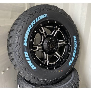 プラド ハイラックス FJ H3 タイヤホイールセット 17インチ OutLaw MONSTA マッドテレン 265/65R17 265/70R17の画像