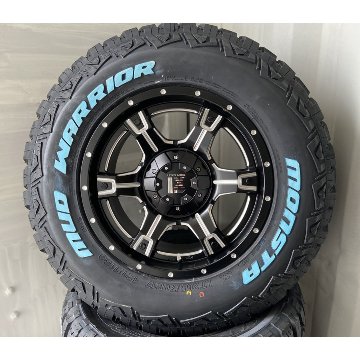 プラド ハイラックス FJ H3 タイヤホイールセット 17インチ OutLaw MONSTA マッドテレン 265/65R17 265/70R17の画像