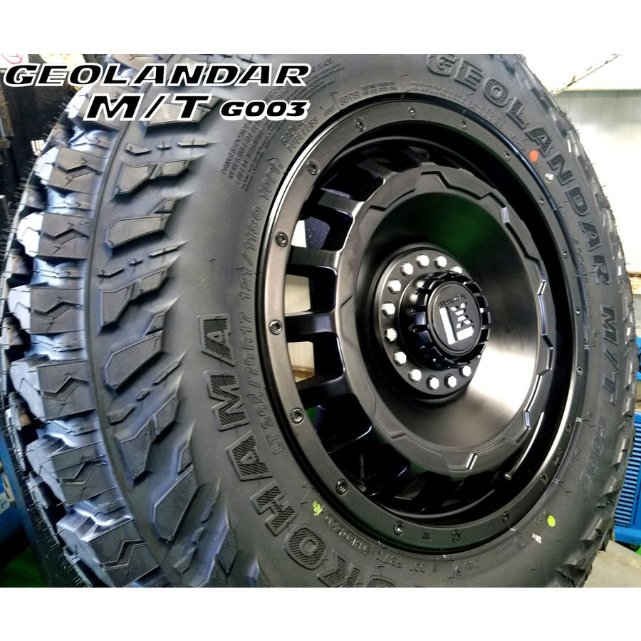 ジープ プラド ハイラックス ヨコハマジオランダーMT 285/70r17