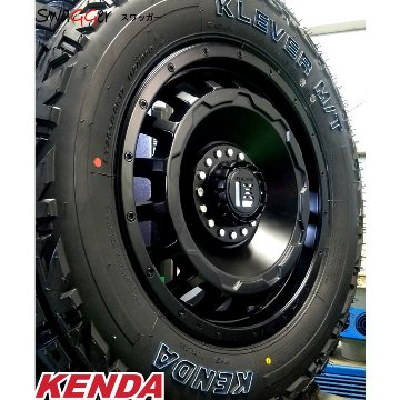 プラド ハイラックス FJ H3 タイヤホイールセット 17インチ SwaGGer KENDA KR29 265/70R17の画像