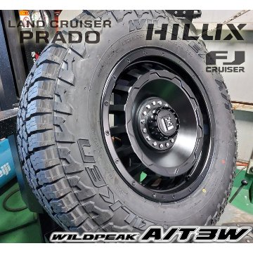 ラングラー JL JK タイヤホイールセット 17インチ SwaGGer FALKEN Wildpieak AT03W 265/70R17 265/65R17の画像