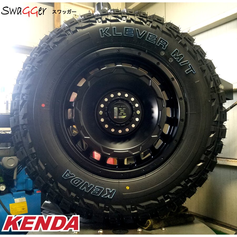 ラングラー JL JK タイヤホイールセット 17インチ SwaGGer KENDA KR29 265/70R17の画像