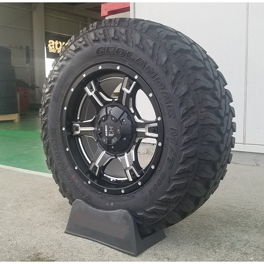 ラングラー JL JK タイヤホイールセット 17インチ OutLaw YOKOHAMA ジオランダー MT 265/65R17 265/70R17 285/70R17の画像