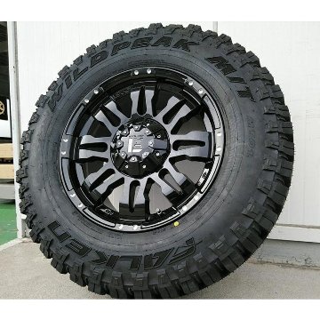 ラングラー JL JK タイヤホイールセット 17インチ OutLaw FALKEN Wildpieak MT01 265/70R17 285/70R17の画像