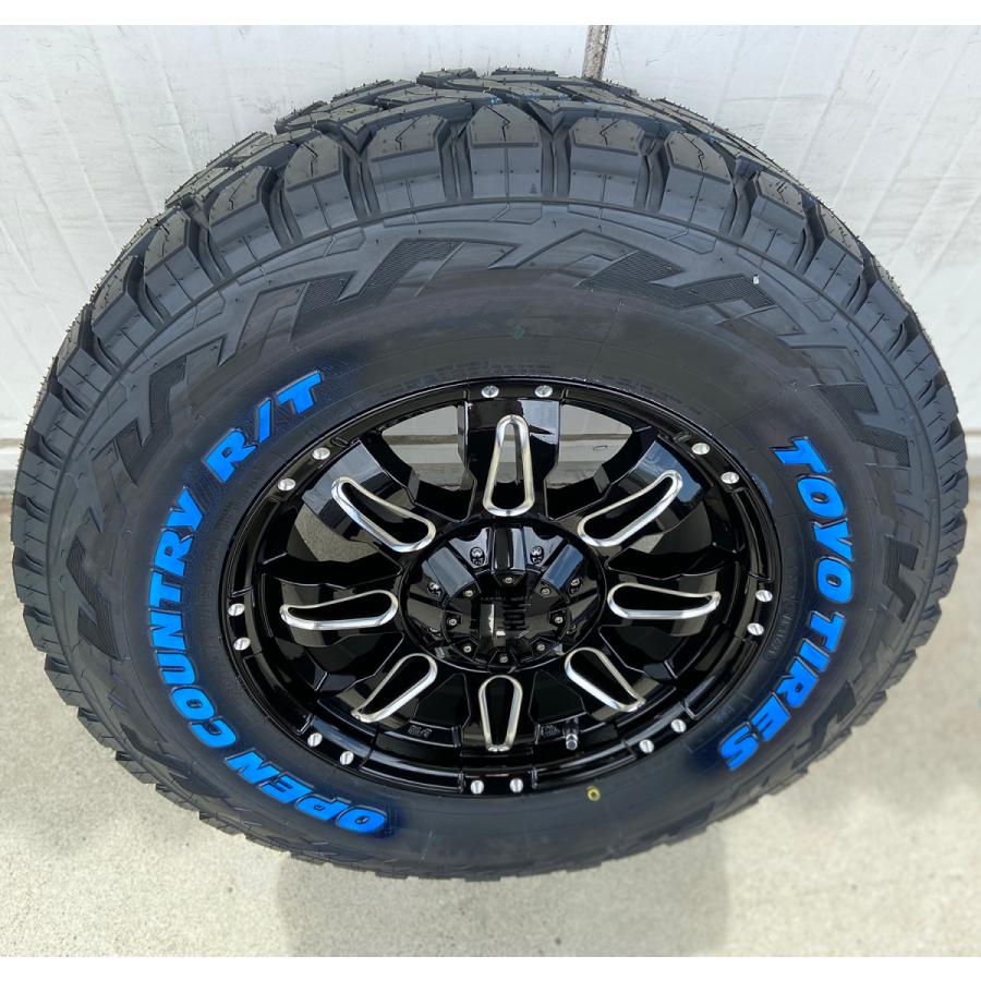 ラングラー JL JK タイヤホイールセット 17インチ Balano TOYO OPENCOUNTYR RT 265/65RR17 265/70R17 285/70R17の画像