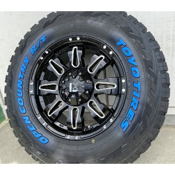 ラングラー JL JK タイヤホイールセット 17インチ Balano TOYO OPENCOUNTYR RT 265/65RR17 265/70R17 285/70R17の画像