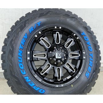 ラングラー JL JK タイヤホイールセット 17インチ Balano TOYO OPENCOUNTYR RT 265/65RR17 265/70R17 285/70R17の画像