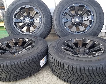 プラド ハイラックス FJ サーフ H3 スタッドレスタイヤホイールセット 17インチ SAILUN WST3 265/65R17 265/70R17の画像