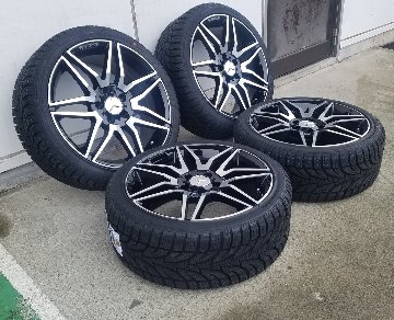 ベンツ CLAクラス C117 スタッドレスタイヤホイールセット 18インチ SAILUN WSTX 225/40R18の画像