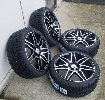 ベンツ CLAクラス C117 スタッドレスタイヤホイールセット 18インチ SAILUN WSTX 225/40R18の画像