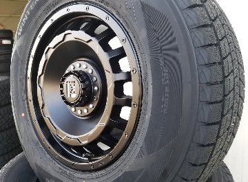 アルファード ステップワゴン スタッドレスタイヤホイールセット 16インチ SwaGGer スワッガー ダンロップ SJ8+ 215/65R16 215/70R16 225/70R16の画像