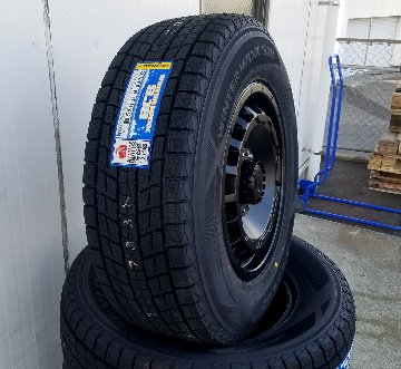 アルファード ステップワゴン スタッドレスタイヤホイールセット 16インチ SwaGGer スワッガー ダンロップ SJ8+ 215/65R16 215/70R16 225/70R16の画像