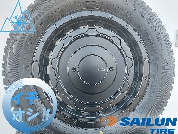 車検対応 キャラバン スタッドレスタイヤホイールセット 16インチ SAILUN COMMERCIO ICE 215/65R16の画像