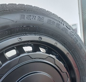 車検対応 キャラバン スタッドレスタイヤホイールセット 16インチ SAILUN COMMERCIO ICE 215/65R16の画像