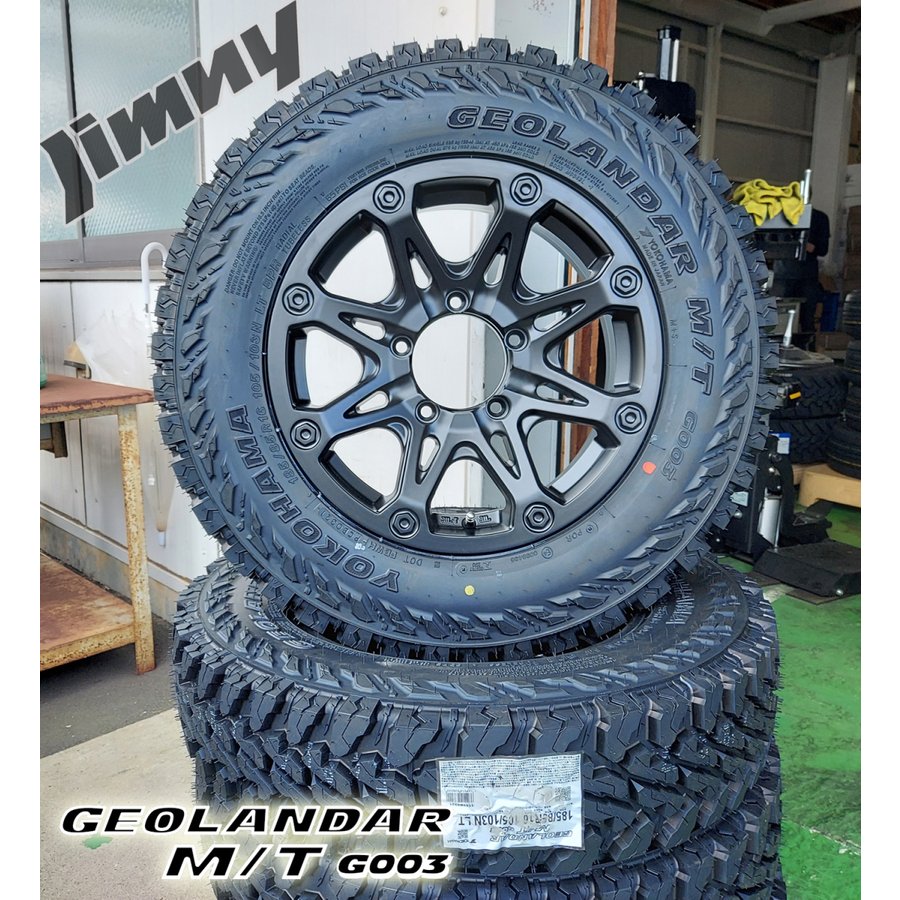 ジムニー JB23 JB64 16インチ Bounty Collection BDX08 ヨコハマ ジオランダー MT G003 185/85R16 175/80R16 195R16の画像