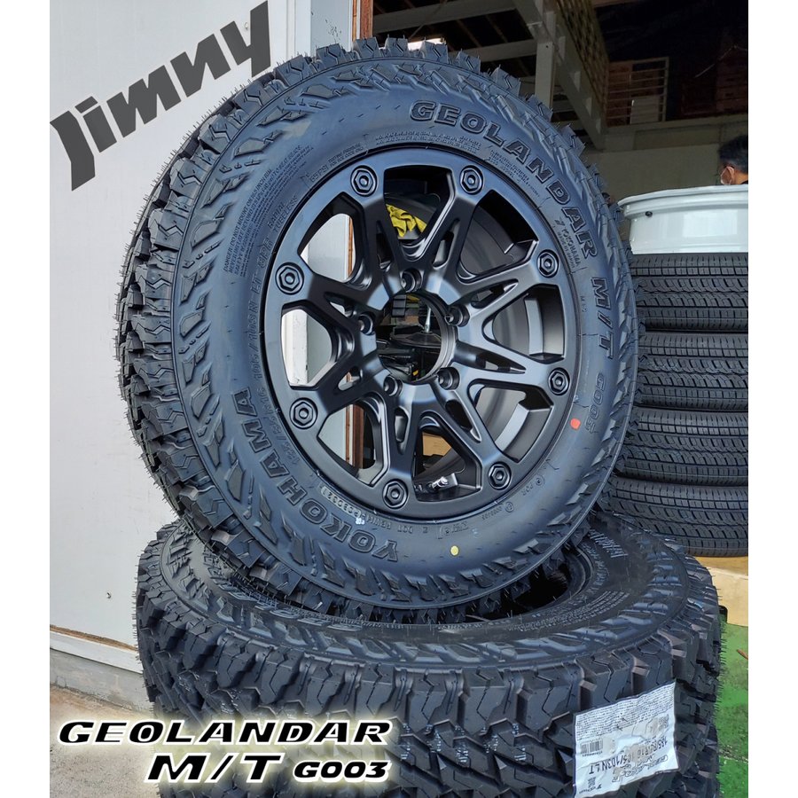 ジムニー JB23 JB64 16インチ Bounty Collection BDX08 ヨコハマ ジオランダー MT G003 185/85R16 175/80R16 195R16の画像