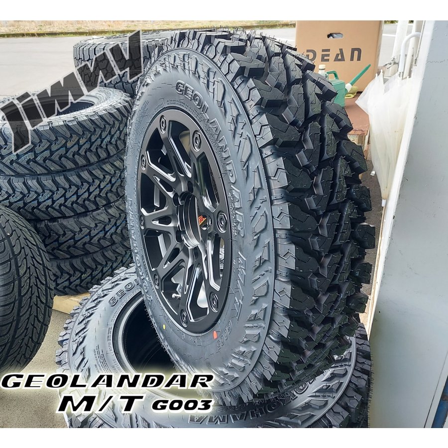 ジムニー JB23 JB64 16インチ Bounty Collection BDX08 ヨコハマ ジオランダー MT G003 185/85R16 175/80R16 195R16の画像