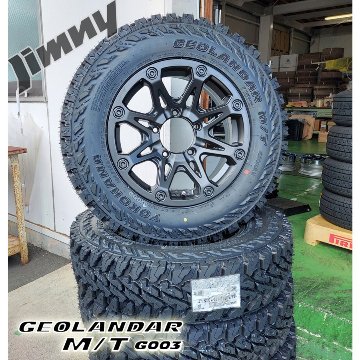 ジムニー JB23 JB64 16インチ Bounty Collection BDX08 ヨコハマ ジオランダー MT G003 185/85R16 175/80R16 195R16の画像