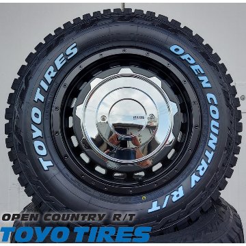 車検対応 キャラバン タイヤホイールセット 16インチ SwaGGer スワッガー TOYO OPENCONTRY R/T 215/65R16 ホワイトレターの画像