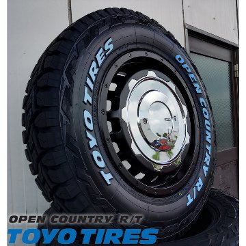 車検対応 キャラバン タイヤホイールセット 16インチ SwaGGer スワッガー TOYO OPENCONTRY R/T 215/65R16 ホワイトレターの画像