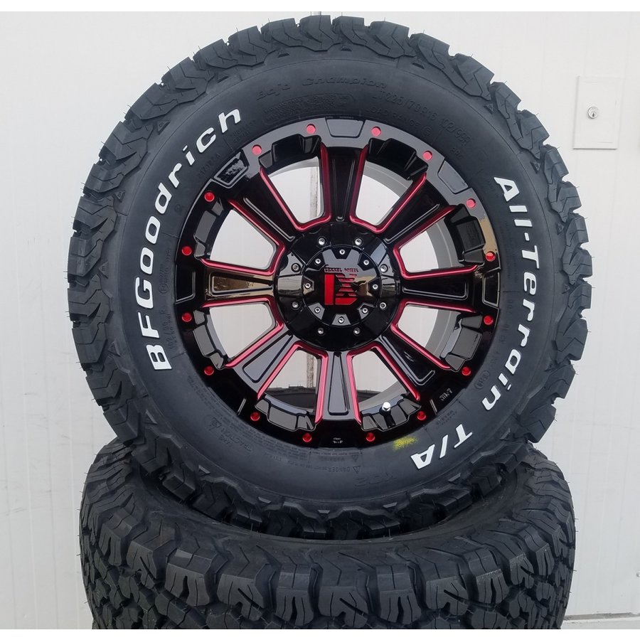 200系ハイエース レジアスエース タイヤホイールセット 16インチ DeathRock デスロック BF グッドリッチ オールテレン KO2  215/70R16 ホワイトレター｜Wheel And Tyre shop WAT!!直販店