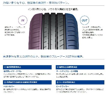 VOLVO ボルボ C30 タイヤホイールセット 18インチ YOKOHAMA ブルーアース AE51 215/45R18の画像