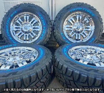 プラド ハイラックス FJ H3 タイヤホイールセット 17インチ Balano TOYO OPENCOUNTYR RT 265/65RR17 265/70R17 285/70R17の画像